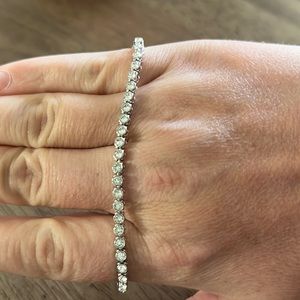 Swarovski Silver Rhinestone Bracelet